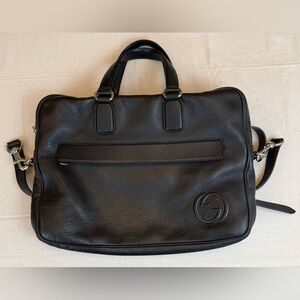 Gucci Soho Black Leather Men's Business Bag